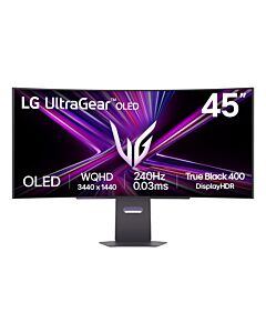 LG 45GX900A-B computer monitor 113 cm (44.5") 3440 x 1440 pixels Wide Quad HD OLED Black 45GX900A-B.AEK