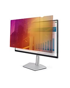 StarTech.com 24-inch 16:9 Gold Monitor Privacy Screen, Reversible Filter w/Enhanced Privacy, Glossy Computer Security Filter, Removable Screen Protector/Shield, +/- 30 Deg.