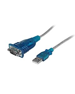 StarTech.com 17in (43cm) 1-Port USB to RS232 DB9 Serial Adapter Cable, USB to Serial Adapter Cable - M/M ICUSB232V2