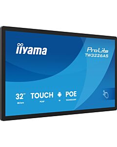 iiyama TW3226AS-B3P Signage Display Kiosk design 80 cm (31.5") LED Wi-Fi 430 cd/m² Full HD Black Touchscreen Built-in processor Android 24/7 TW3226AS-B3P