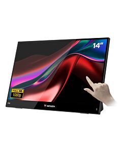 Verbatim Portable 14" FHD Touch Monitor LIGHT Portable monitor Black 14" LCD 1920 x 1080 pixels 32400