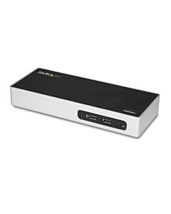 StarTech.com USB 3.0 Docking Station - Dual Monitor Laptop Docking Station with HDMI & DVI/VGA Video - 6-port USB 3.1 Gen 1 5Gbps Hub, GbE, Audio - Universal Type-A Dock - Windows & Mac
