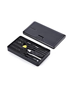 StarTech.com 40-Piece Computer Repair Toolkit for Laptop/PC/Electronics/Phone, 30-Bit Precision Screwdriver Set, Removable Lid with Magnetic Pad, Prying Tools LAPTOP-TOOL-KIT