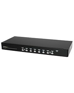 StarTech.com 8 Port 1U Rackmount USB KVM Switch Kit with OSD and Cables SV831DUSBUK
