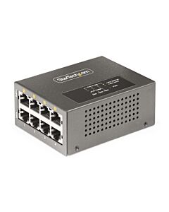 StarTech.com 4-Port Multi-Gigabit PoE++ Injector, 5/2.5/1G Ethernet (NBASE-T), PoE/PoE+/PoE++ (802.3af/802.3at/802.3bt), 160Watts Power Budget, Wall/DIN Rail Mountable, Unmanaged AS445C-POE-INJECTOR