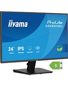 iiyama ProLite X2492HSU-B1 computer monitor 60.5 cm (23.8") 1920 x 1080 pixels Full HD LED Black X2492HSU-B1