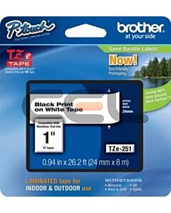 Brother TZE251CIV label-making tape TZ