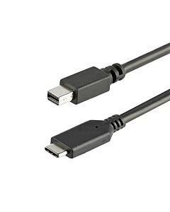 StarTech.com 1 m (3.3 ft.) USB-C to Mini DisplayPort Cable - 4K 60Hz - Black CDP2MDPMM1MB