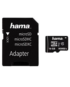 Hama microSDHC 16GB UHS-I Class 10 00124138