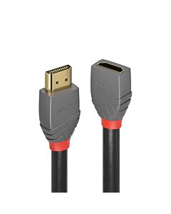 Lindy 1m High Speed HDMI Extension Cable, Anthra Line 36476