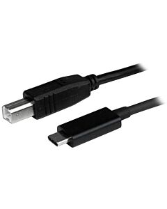 StarTech.com USB-C to USB-B Cable - M/M - 1m (3ft) - USB 2.0 USB2CB1M