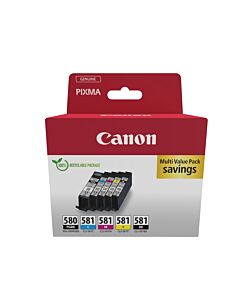 Canon 2078C007 ink cartridge 5 pc(s) Original Black, Blue, Cyan, Magenta, Yellow 2078C007