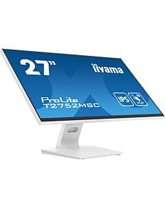 iiyama ProLite T2752MSC-W1 computer monitor 68.6 cm (27") 1920 x 1080 pixels Full HD LED Touchscreen White T2752MSC-W1