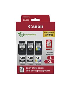 Canon 5224B015 ink cartridge 3 pc(s) Original Black, Cyan, Magenta, Yellow 5224B015