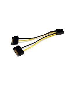 StarTech.com 6in SATA Power to 6 Pin PCI Express Video Card Power Cable Adapter SATPCIEXADAP
