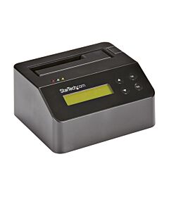 StarTech.com Single Bay Hard Drive Eraser, Standalone HDD/SSD Sanitizer, USB 3.0 to SATA II (3 Gbps), 9 Erase es, LCD Display, Secure Erase Hard Disk Sanitizer Dock, DB-9 Printer Port, TAA Compliant SDOCK1EU3P