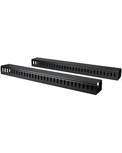 StarTech.com Vertical Cable Organizer with Finger Ducts - 0U - 6 ft. CMVER40UF