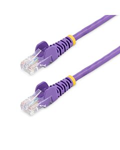 StarTech.com Cat5e Ethernet Patch Cable with Snagless RJ45 Connectors - 10 m, Purple 45PAT10MPL