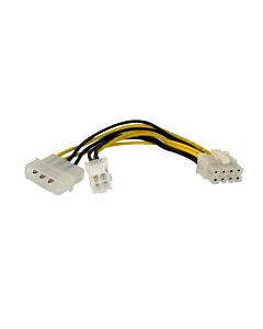 StarTech.com 6in 4 Pin to 8 Pin EPS Power Adapter with LP4 - F/M EPS48ADAP