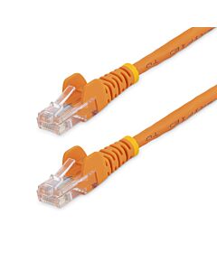 StarTech.com Cat5e Patch Cable with Snagless RJ45 Connectors - 1m, Orange 45PAT1MOR