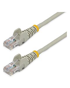 StarTech.com Cat5e Ethernet Patch Cable with Snagless RJ45 Connectors - 0.5 m, Gray 45PAT50CMGR