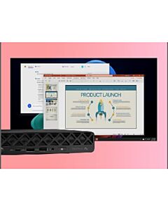 HP EliteDesk 8 G1a Next Gen Copilot+ PC AMD Ryzen™ AI 5 340 32 GB DDR5-SDRAM 1 TB SSD Windows 11 Pro Mini PC AI PC Black 998X8ET#ABU