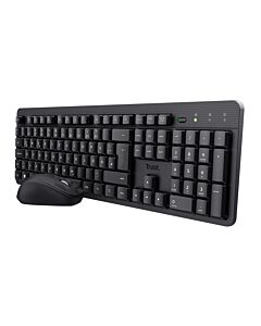 Trust TKM-360 keyboard Mouse included Office RF Wireless QWERTY UK English Black T25358
