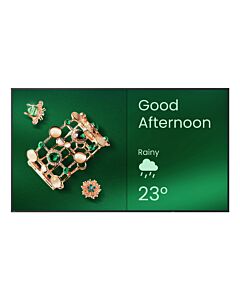 BenQ ST4304 Signage Display Digital signage flat panel 109.2 cm (43") 350 cd/m² 4K Ultra HD Black Built-in processor Android 14 18/7 9H.S3YTB.RE2