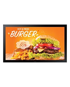 Samsung OH24B Digital signage flat panel 61 cm (24") LCD Wi-Fi 1500 cd/m² Full HD Black Built-in processor Tizen 6.5 24/7 LH24OHBEBGBXEN