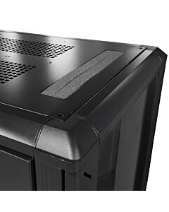 StarTech.com 4-Post 25U Server Rack Cabinet, Lockable 19" Data Rack Cabinet for Computer / AV / IT Equipment, Office / Home Network Rack with Casters & Adjustable Mounting Rails RK2536BKF
