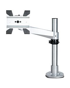 StarTech.com Desk Mount Monitor Arm - VESA or Apple iMac/Thunderbolt or Ultrawide Display up to 14kg - Articulating Height Adjustable Single Desktop Monitor Pole Mount - Clamp/Gmet ARMPIVOTB2