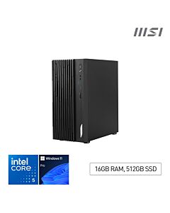 MSI Pro DP180 14A Intel Core 5 14400, Desktop PC, DP180 14A, SFF, Mini Computer, HTPC, (16GB RAM, 512GB Storage, Windows 11 ), Intel Graphics/DDR5/Dual HDMI/Dual LAN/WiFi 6E/BT 5.3 4711377366175