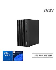 MSI Pro DP180 14A Intel Core 7 14700, Desktop PC, DP180 14A, SFF, Mini Computer, HTPC, (16GB RAM, 1TB Storage, Windows 11 ), Intel Graphics/DDR5/Dual HDMI/Dual LAN/WiFi 6E/BT 5.3 4711377366151