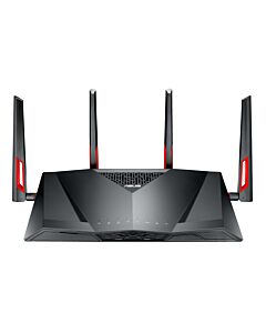ASUS DSL-AC88U wireless router Gigabit Ethernet Dual-band (2.4 GHz / 5 GHz) Black 90IG02W1-BU9G10