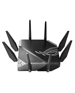 ASUS GT-AXE11000 wireless router Gigabit Ethernet Tri-band (2.4 GHz / 5 GHz / 6 GHz) Black 90IG06E0-MO1R00
