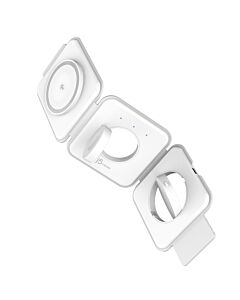 j5create Qi2 3-in-1 Magnetic Travel Wireless Charging Station JUPW3215W-N