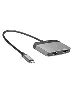 j5create JCA465 - 8K USB-C® to Dual HDMI™ Display Adapter JCA465-N