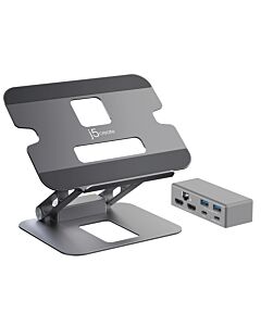 j5create JTS427 Multi-Angle Dual 4K Docking Stand JTS427-N