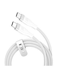j5create JUCX18L18W USB-C® 60W Ultra Soft Double-Braided Fast Charging Cable JUCX18L18W-N
