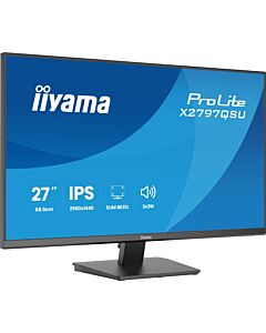 iiyama ProLite X2797QSU-B1 computer monitor 68.6 cm (27") 2560 x 1440 pixels Quad HD LED Black X2797QSU-B1