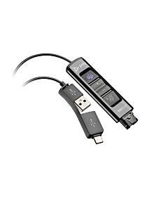 HP Poly DA85-M USB to QD Black Adapter TAA
