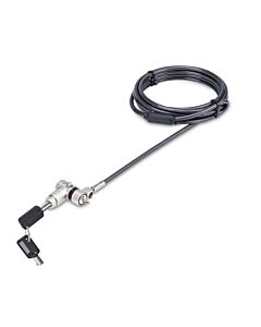 StarTech.com Universal Laptop Lock 6.6ft (2m), Security Cable For Notebooks Compatible With Noble Wedge/Nano/K-Slot, Keyed Locking Cable, Anti-Theft Cut-Resistant Carbon Steel Cable UNIVK-LAPTOP-LOCK