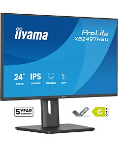 iiyama ProLite XB2497HSU-B1 computer monitor 60.5 cm (23.8") 1920 x 1080 pixels Full HD LED Black