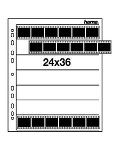Hama Negative sleeves, 24 x 36 mm, Polyproylene photo album 2050