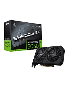 MSI GeForce RTX 5050 8G SHADOW 2X OC NVIDIA 8 GB GDDR6 GEFORCE RTX 5050 8G SHADOW 2X OC