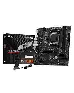 MSI Pro A620AM-G EVO WIFI AMD A620A Socket AM5 micro ATX 4711377417501