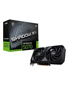 MSI GeForce RTX 5070 12G SHADOW 2X OC NVIDIA 12 GB GDDR7 GEFORCE RTX 5070 12G SHADOW 2X OC BULK