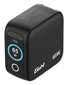 Verbatim Mini GaN Charger 65W with Display 30238