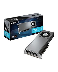 GIGABYTE Radeon AI PRO R9700 AI TOP 32G Graphics Card- 32GB GDDR6, 256 bit, PCI-E 5.0, 2920MHz Core Clock, 3 x DP, 1 x HDMI, GV-R9700AI TOP-32GD 1.1 GV-R9700AI TOP-32GD