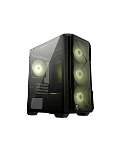 MSI MAG FORGE M120R AIRFLOW computer case Mini Tower Black, Transparent 4711377386241